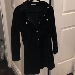 Alexa Chung for AG navy corduroy dress